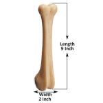 Dog Nylon Hard Chew 9inch Bone Toys for Adult Dogs, Dog Toys, Aggressive Chewers Teething Toys, Suitable for Large and Medium Dog-Size- Large (1 Piece)