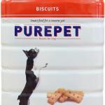 Purepet Chicken Flavour, Real Chicken Biscuit, Dog Treats For All Life Stages - Jar